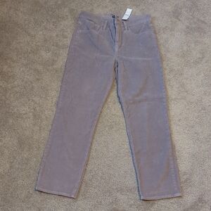 J. Crew Taupe Corduroy Trousers